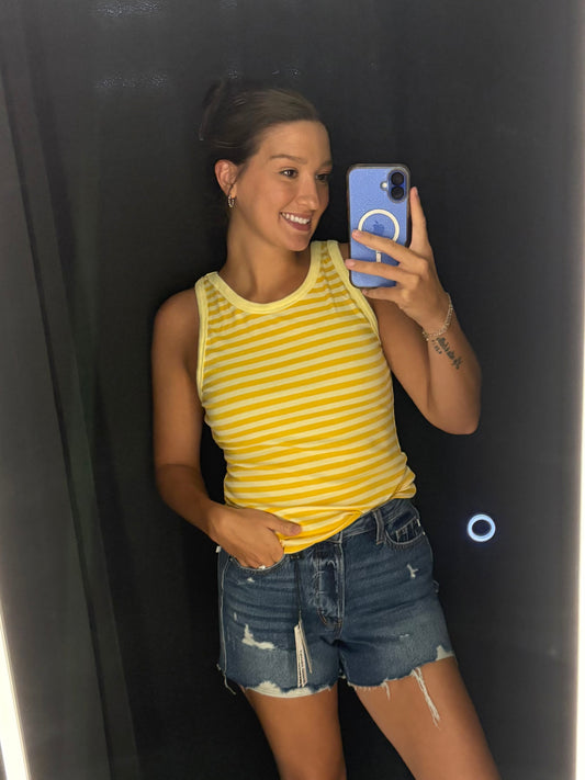 Yellow Stripe tank