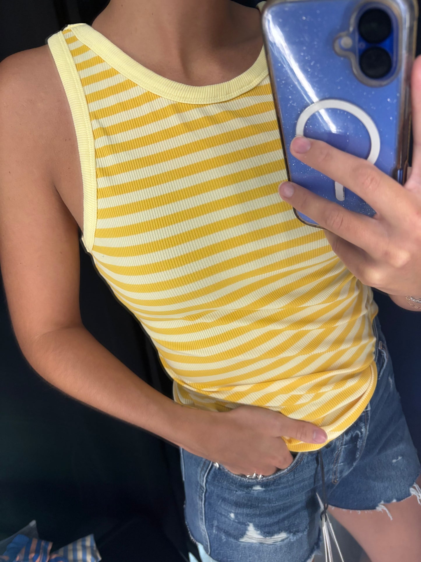 Yellow Stripe tank